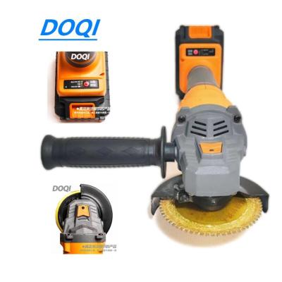 China MRO and Heavy Grinding DOQI cordless electric brushless angle grinder lithium-ion battery 3.0AH/4.0AH1 piece for sale