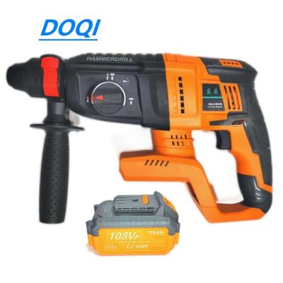 China Construction 20V lithium-ion power supply rotary drilling rig without rope hammer drill bit with 2 4.0AH batteries plastic toolbox for sale