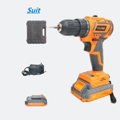 China Multi Function 20V Handheld electric drill kit Portable cordless electric drill Mini drilling machine for sale