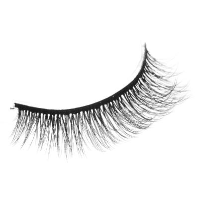 China Wholesale Sellers Crisscross Qingdao Wingstar JB Series Stripe Style 3D Fluffy Fake Mink Eyelashes From Professional Factory for sale