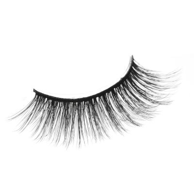 China Professional Factory Wholesale Natural Qingdao Wingstar JB Series Long Sellers Style 3D Strip Fluffy Fake Mink Eyelashes for sale