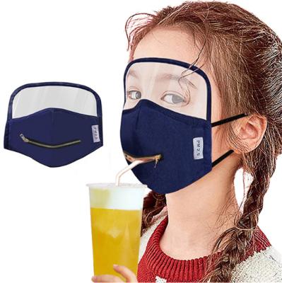 China Eco-friendly latest style with washable and reusable zipper facemask and dustproof zipper bicycle facemask for sale