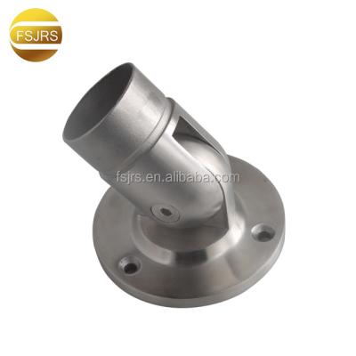 China Minimalist Fsjrs Stair Parts Adjustable Sus Hardware Fittings Universal Stainless Steel Accessories Pipe Flange Casting Flange for sale