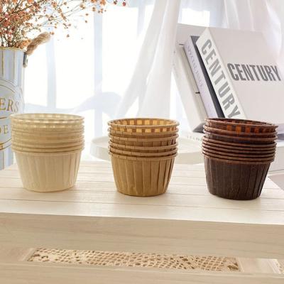 China Mini Cake Tools Cupcake Liners Classic Multi Color Disposable Cake Liner Paper Cups Color Baking Paper Cups for sale