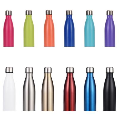 China Custom Business 350ml 500ml 750ml 1000ml Stainless Steel Sports Vacuum Thermal Water Bottle for sale