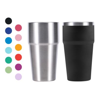 China Disposable Whites Insulated Stainless Steel 15oz Coffee 10oz 12oz 20oz 16oz 26oz 15oz Tumbler Travel Mug 20oz 30oz With Metal Straw New 1 for sale