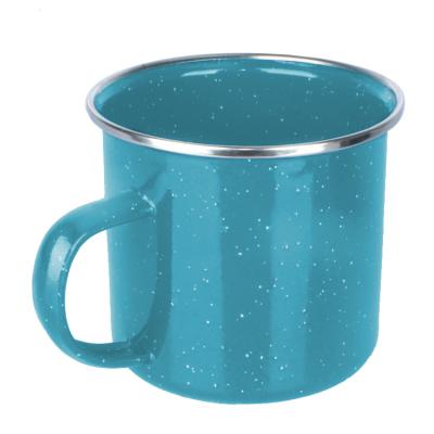 China 20oz 400ml 17oz 16oz Marble Enamel Disposable Handmade Colored Glass Mug Heat Press Enamel Cup Coffee Mug for sale