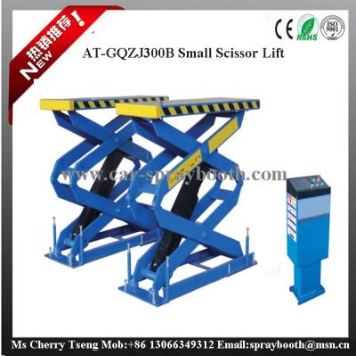 China AT-GQJ300D 3.0T Hydraulic Car Lift , Small Scissor Auto Lifts with 2000mm Lifting Height for sale