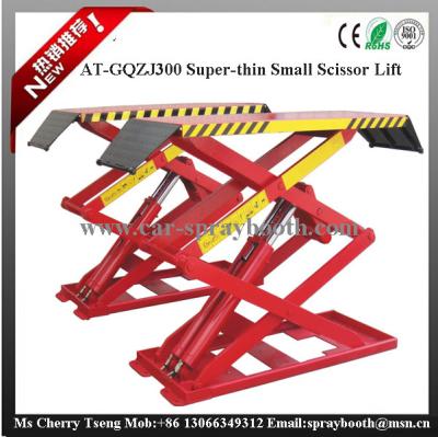 China AT-GQZJ300 Super Thin Small Scissor Lift,Super-Thin Scissor Lift Vehicle Equipment for sale