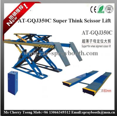 China AT-GQJ350C Super Thin Wheel Alignment Scissor Lift,scissor used wheel aligner car lift for sale