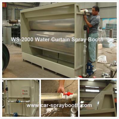 China WS-2000 Water Curtain Spray Booth with Pump (Economic Type) for sale