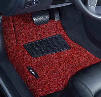 China Car Flooring Protection and Car Interior Decoration Custom Fitted Automotive Foot Worked PVC Coil Vinyl Cushion Floor Mat Car Carpet for toyota prado fj150 lc120 for sale