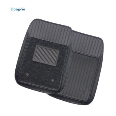 China Protect your car floor and universal anti slip car mat leather mats double to use good quality 7d car mats 5PCS fit all vehicles car anti skid mats for sale