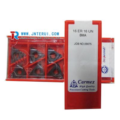 China Internal External Rotation Inserts 100% Original Carmex 16ER16UN BMA Tungsten Inserts Cutting Tool for sale