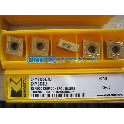 China original kennametal tool tungsten carbide tools cnmg external turning insert for sale