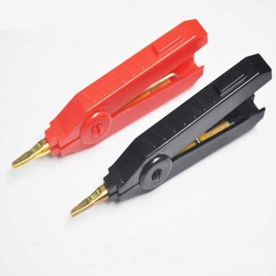 China Platypus Plastic Copper Kelvin Clip Alligator Metal Clips Handle Test Probe BC5530171 for sale