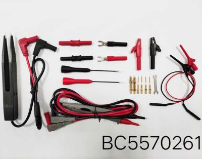 China BC5570261 SMD Inductor Multimeter Clip Probe Tweezers Hook Clip Test Leads Copper Kit for sale