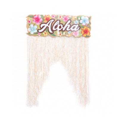 China B&S disposable factory good quality and cheap price ALOHA beach flower door curtain decoration for party for sale