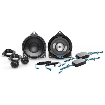 China Upgrade Aluminum Car Audio System Specific Car Neodymium Midrange and Tweeter System 2 Plug-and-Play Component Speaker for BMW for sale