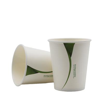 China Wholesale 8oz Disposable Hot Drink Pla Single Wall Paper Coffee Juice Cup for sale