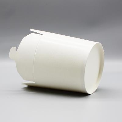 China Disposable White 16oz Paper Take Away Noodle Packing Box Food Package for sale