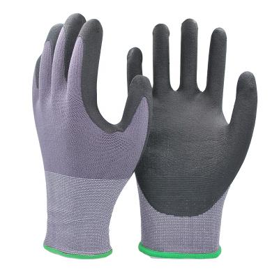 China Swelder Non-Slip Top Nitriles Superfine Foaming Or Coated Nitriles Construction Work Glove for sale