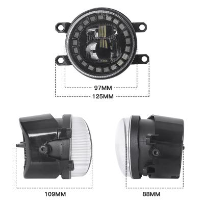 China High Brightness 30W PMMA+PC Clock Style LED Fog Light Kits Auxiliary Passing Lights For Lexus for sale