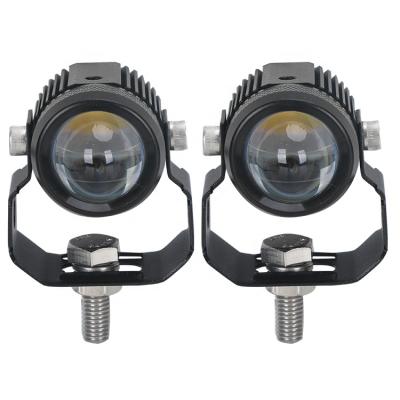 China For motorcycle hot sale 30w dual color 3000k mini 6000k led driving work light for motorbike for sale