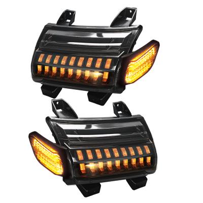 China 2018+ Cowboy LOYO Vehicles High Quality Durable ABS Shock Flare Lights LED Turn Signal With Amber/White Flash For Jeep Wrangler JL for sale