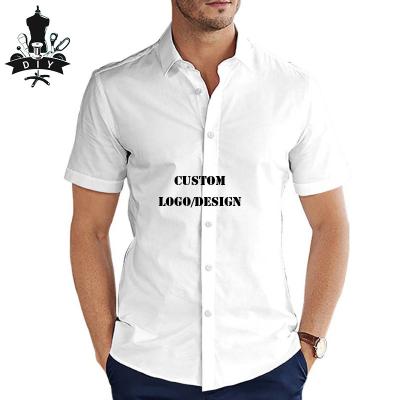 China High Quality Anti-Wrinkle Summer Short Sleeve Shirt 3d Printing Plus Size Men's Casual T-shirts Custom Made T-shirt Mens for sale