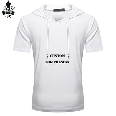 China Custom Anti-Wrinkle Summer Men's T-Shirts Hoodies Short Sleeve T-Shirts For Men's 100% Cotton Fitness Mens Sports T-shirt for sale