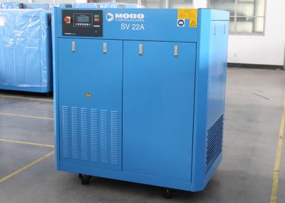 中国 可変的な頻度モーターを搭載する静かな回転式ネジ式空気圧縮機30HP 22kW 販売のため