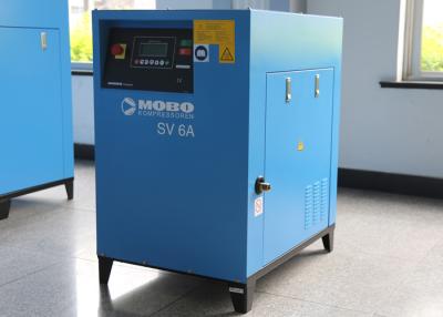 China Schraubenartig verweisen Sie gefahrene Luftkompressor geschmierte Öl-Einspritzung 7.5kW 10HP mit P.M.-Motor zu verkaufen