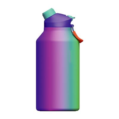 China Sustainable Custom Magnetic Big Mouth Double Size Thermal Insulation Branded Reusable Drinking Water Bottles for sale