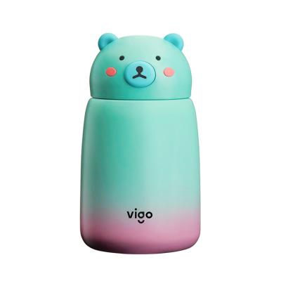 China Viable Children Cute Bear Heat Insulation Customization Cold-Hot Water Bottle for sale