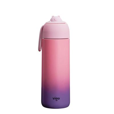 China Sustainable Cute Custom Cute Stainless Steel Pig Bottle Water For Kids School for sale