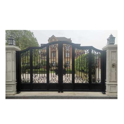 Κίνα Modern Exterior Waterproof Wrought Iron Garden Yard Doors Wrought Iron Front Door Gate προς πώληση