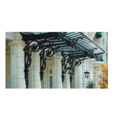 China Good Prices Windproof Wrought Iron Door Canopy Tent Roof Modern Design In Stock for sale