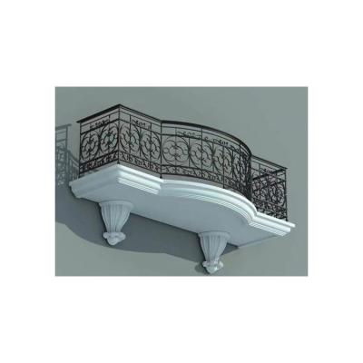 China Modern Decoration Interior Balusters Design Railing Stair Rail Wrought Iron Baluster for sale