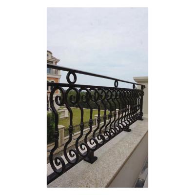 중국 Long modern style wrought iron railing balcony fence for security 판매용