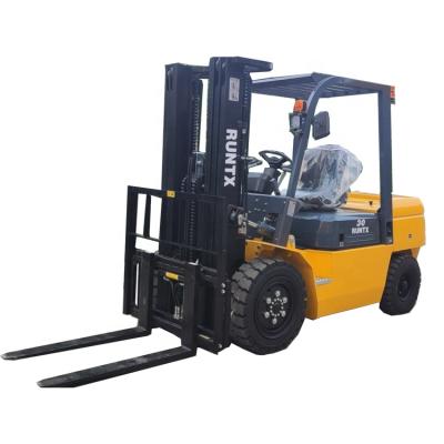 China New Runtx circuits hydraulic diesel fokrlift small 2.5 ton forklift tank lift for sale for sale