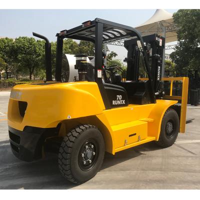 China Hydraulic systems with new Japanese engine 7 ton automatic diesel forklift forklift for sale