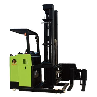 China Hydraulic Systems 3000-10000mm Height 3 Way Pallet Stacker VNA Forklift for sale