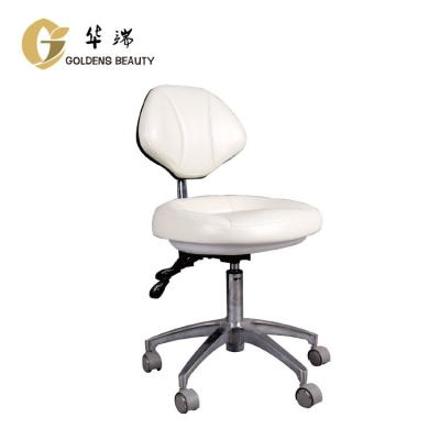 China Portable Hair Beauty Salon Barber Shaver Styling Chair Hydraulic Curved Backrest Stool Beautician Dentist for sale