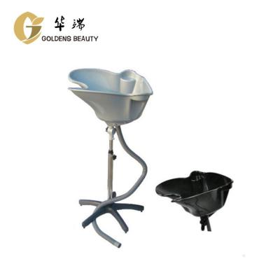 China Hot Sale Modern Professional Salon Shampoo Chair Portable Shampoo Sink With Single Strainer for sale