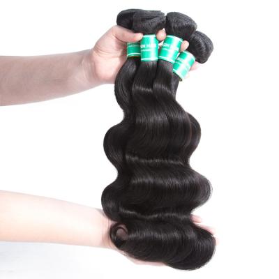 China Free Sample Body Wave Hair Bundles Brazilian Hair , Brazilian Virgin Hair Bundles Wholesale for sale