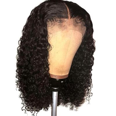 China Short Curly Hair Bob Cut Full Lace Wigs Curly Curly Lace Wig With Baby Hair Virgin Brazilian Bob Curly Lace Front Wig for sale