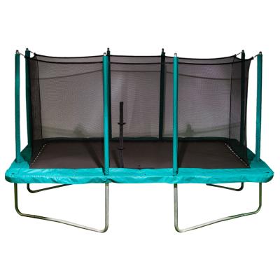 China 8x12ft High Safety Bounce Rectangle Trampoline With 8x12ft Fence for sale