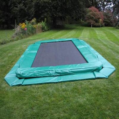 China 9x14ft High Safety Bounce Rectangle Inground Trampoline 9x14ft for sale