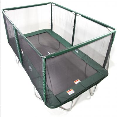 China With Protective Net High Rebound 10*17ft Trampoline Gymnastic Rectangle For Kids And Adult for sale